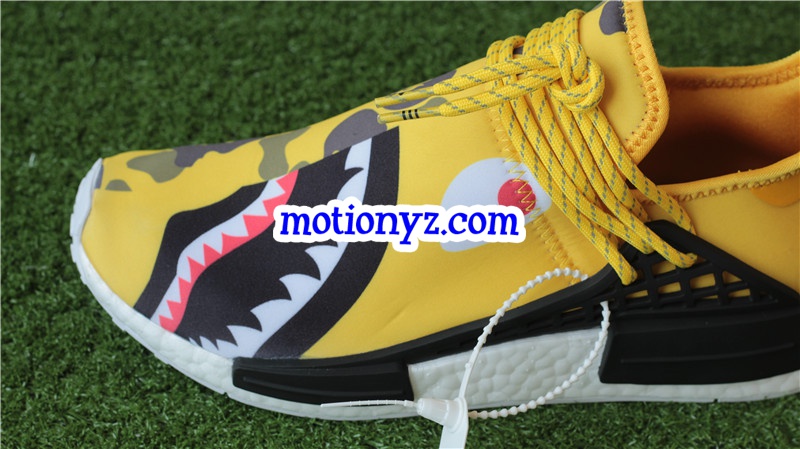 Adidas Pharrell Williams NMD Human Race Camo Bape Yellow